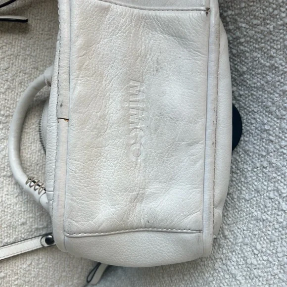 Mimco leather turn-lock bag white - Picture 9 of 10